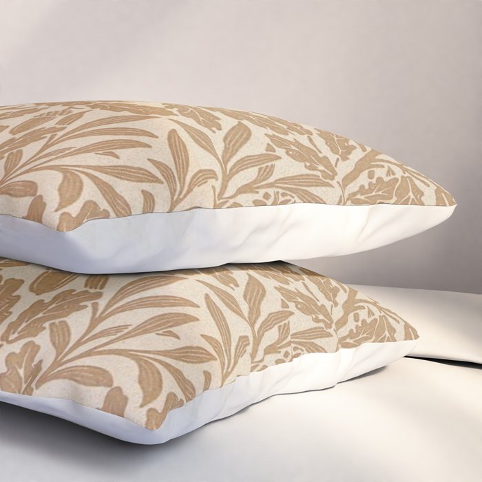 William Morris Acorn Pure Gilver Copper  Pillow Sham Gallery Image 3