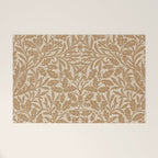 William Morris Acorn Pure Gilver Copper  Welcome Mat Gallery Image 1