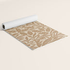 William Morris Acorn Pure Gilver Copper  Yoga Mat Gallery Image 2