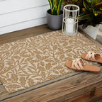 William Morris Acorn Pure Gilver Copper  Outdoor Rug Gallery Image 2