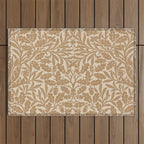 William Morris Acorn Pure Gilver Copper  Outdoor Rug Gallery Image 1
