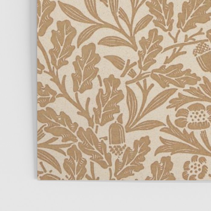 William Morris Acorn Pure Gilver Copper  Poster Gallery Image 3