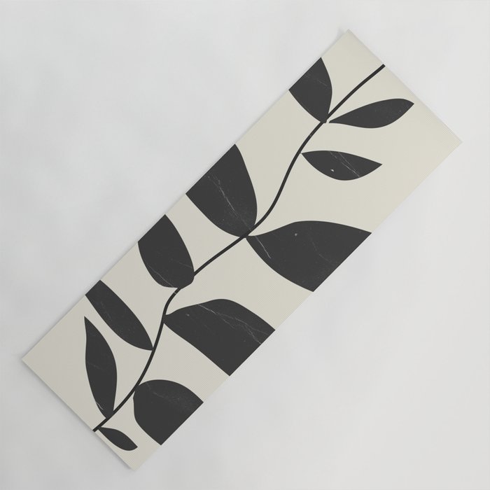 minimal plant Yoga Mat Gallery Image 1