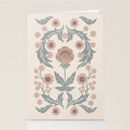 English Cottage Dusty Pink Posy Stationery Card Gallery Image 2