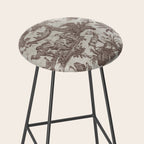 Antique 19th Century Exotic Animals French Tapestry Stool Gallery Image 2