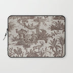 Antique 19th Century Exotic Animals French Tapestry Laptop Sleeve Gallery Image 1