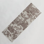 Antique 19th Century Exotic Animals French Tapestry Yoga Mat Gallery Image 1
