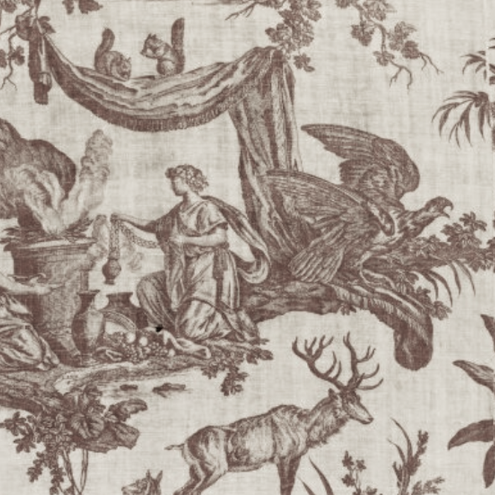 Antique 19th Century Exotic Animals French Tapestry Coffee Mug Gallery Image 2