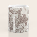 Antique 19th Century Exotic Animals French Tapestry Coffee Mug Gallery Image 4
