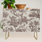 Antique 19th Century Exotic Animals French Tapestry Credenza Gallery Image 1