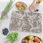Antique 19th Century Exotic Animals French Tapestry Cutting Board Gallery Image 2