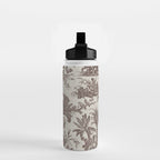 Antique 19th Century Exotic Animals French Tapestry Water Bottle Gallery Image 2