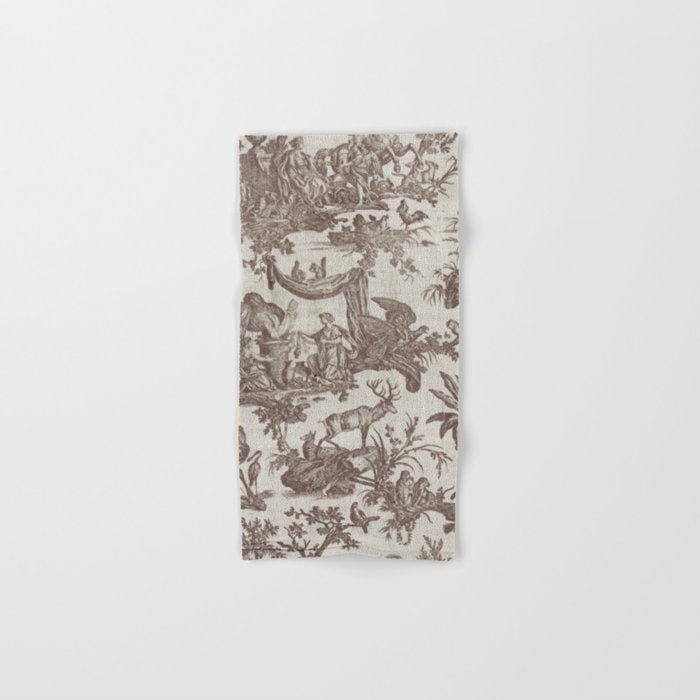 Antique 19th Century Exotic Animals French Tapestry Bath Towel Gallery Image 1