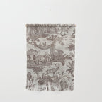 Antique 19th Century Exotic Animals French Tapestry Wall Hanging Gallery Image 1