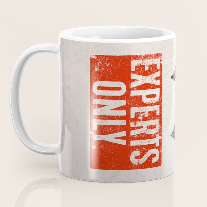 Experts Only Ski Double Black Diamond Coffee Mug Gallery Image 3