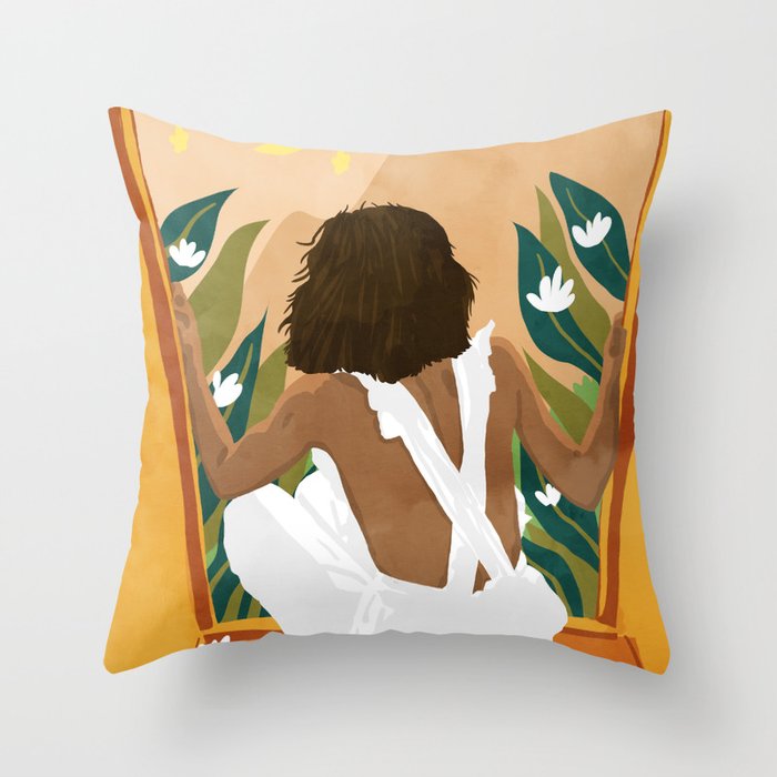 The wild world and a rebel heart Throw Pillow Gallery Image 6