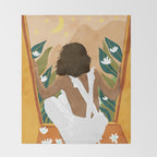The wild world and a rebel heart Throw Blanket Gallery Image 2