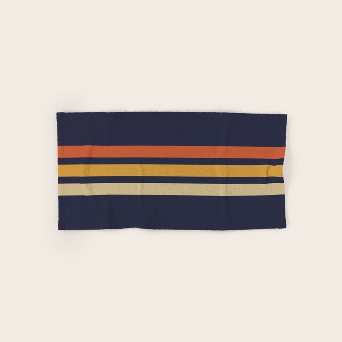 Vintage Retro Stripes Towels Gallery Image 1