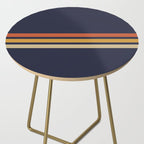 Vintage Retro Stripes Side Table Gallery Image 2
