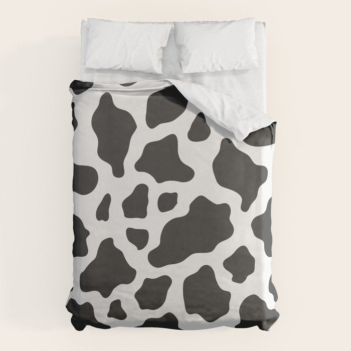 Black and White Cow Print Duvet Cover Gallery Image 6