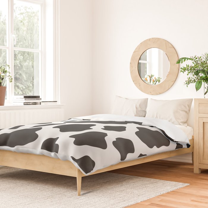 Black and White Cow Print Duvet Cover Gallery Image 2