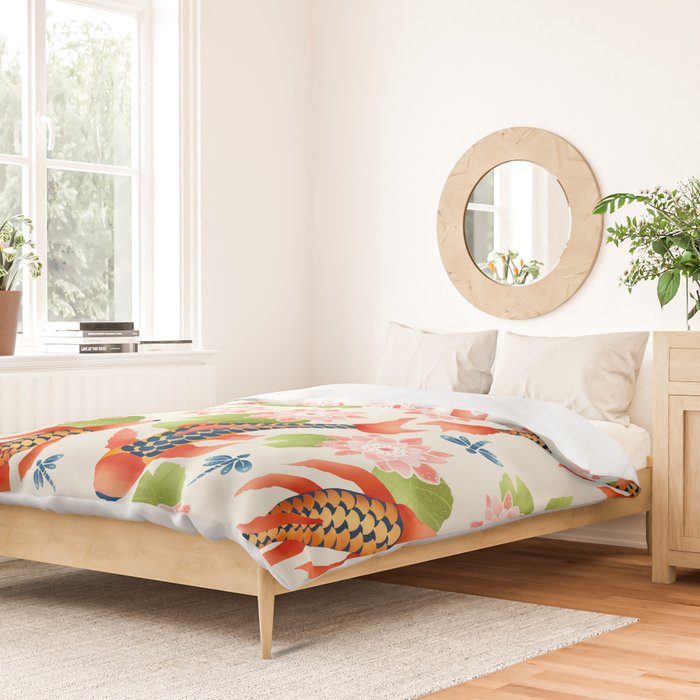 Koi Pond I Duvet Cover Gallery Image 2