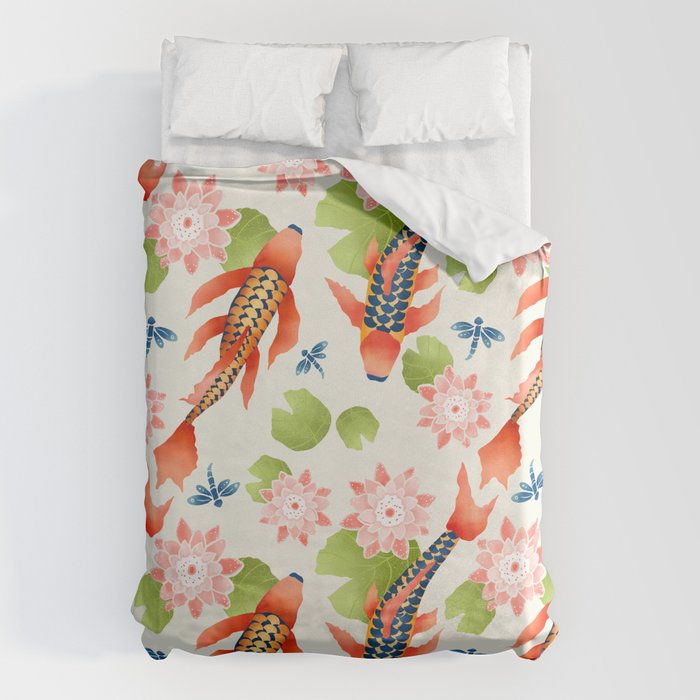 Koi Pond I Duvet Cover Gallery Image 6