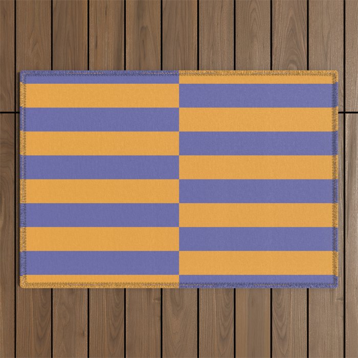 Strippy - Peri and Mango Outdoor Rug Gallery Image 1