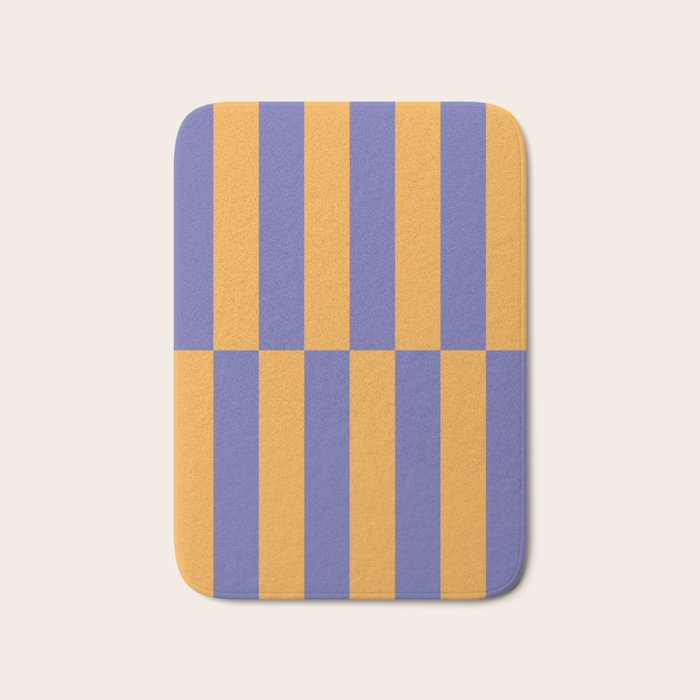Strippy - Peri and Mango Bath Mat Gallery Image 1