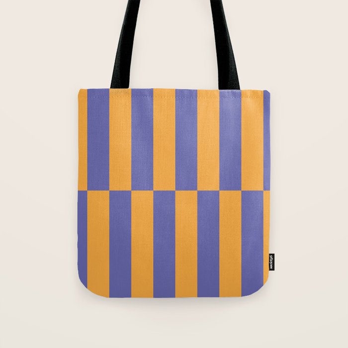 Strippy - Peri and Mango Tote Bag Gallery Image 1