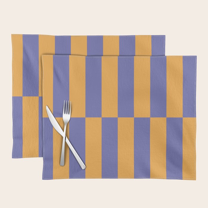 Strippy - Peri and Mango Placemat Gallery Image 1