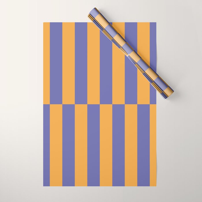 Strippy - Peri and Mango Wrapping Paper Gallery Image 1