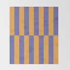 Strippy - Peri and Mango Throw Blanket Gallery Image 2