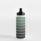 Gradient Arch IV Earthy Green Mid Century Modern Rainbow Water Bottle Gallery Image 2