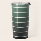Gradient Arch IV Earthy Green Mid Century Modern Rainbow Travel Mug Gallery Image 2