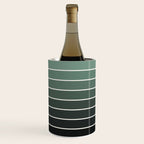 Gradient Arch IV Earthy Green Mid Century Modern Rainbow Wine Chiller Gallery Image 2
