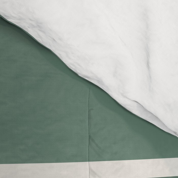 Gradient Arch IV Earthy Green Mid Century Modern Rainbow Comforter Gallery Image 4