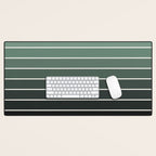 Gradient Arch IV Earthy Green Mid Century Modern Rainbow Desk Mat Gallery Image 1