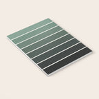 Gradient Arch IV Earthy Green Mid Century Modern Rainbow Notebook Gallery Image 3