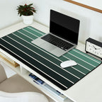 Gradient Arch IV Earthy Green Mid Century Modern Rainbow Desk Mat Gallery Image 2