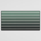 Gradient Arch IV Earthy Green Mid Century Modern Rainbow Desk Mat Gallery Image 3