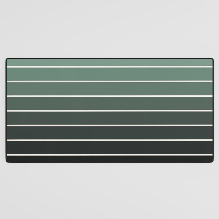 Gradient Arch IV Earthy Green Mid Century Modern Rainbow Desk Mat Gallery Image 3