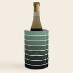 Gradient Arch IV Earthy Green Mid Century Modern Rainbow Wine Chiller Gallery Image 3