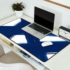 Indigo Abstract Brush Strokes | No. 3 Desk Mat Gallery Image 2