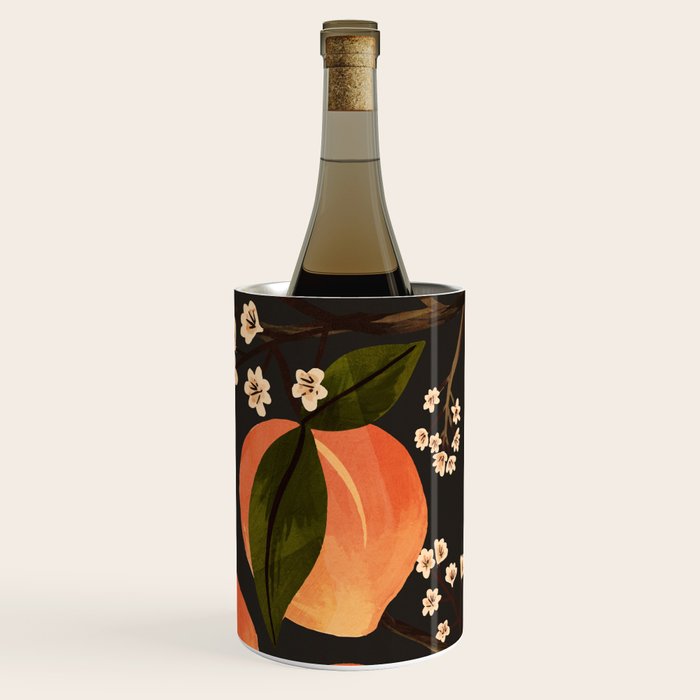 Peaches Botanical Art 1 Wine Chiller Gallery Image 3