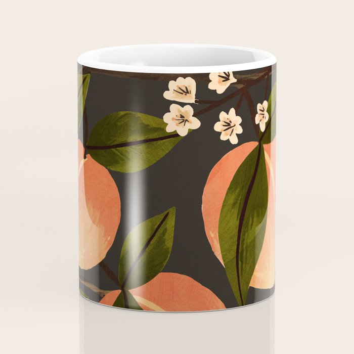 Peaches Botanical Art 1 Coffee Mug Gallery Image 4