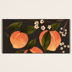 Peaches Botanical Art 1 Desk Mat Gallery Image 3