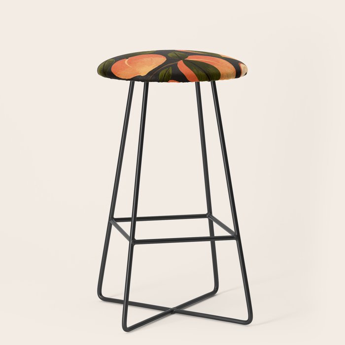 Peaches Botanical Art 1 Stool Gallery Image 1