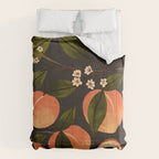 Peaches Botanical Art 1 Comforter Gallery Image 6