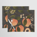 Peaches Botanical Art 1 Placemat Gallery Image 1